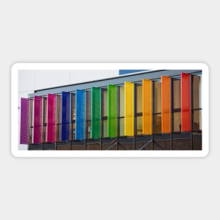 Colorful louvers background Sticker